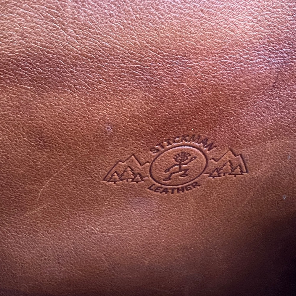 Stickman Leather Medium Bucket Bag crossbody bag purse - Picture 5 of 7